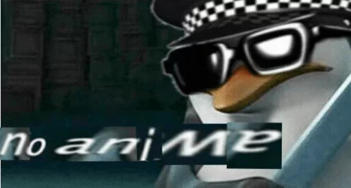 ❌ Стикер «No Anime» для Telegram