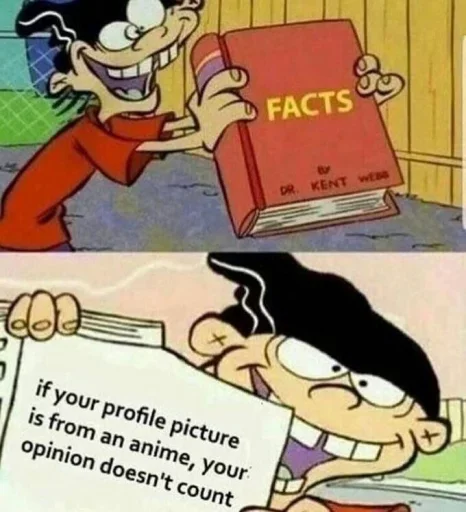 📜 Стикер «No Anime» для Telegram
