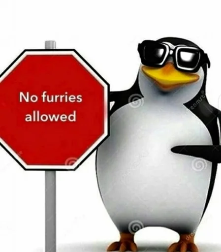 🛑 Стикер «No Anime» для Telegram