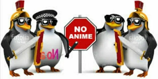 ⚜ Стикер «No Anime» для Telegram