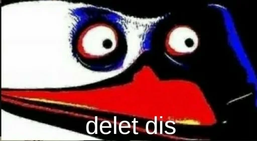 😟 Стикер «No Anime» для Telegram