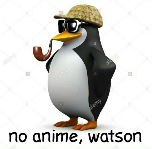 🚬 Стикер «No Anime» для Telegram