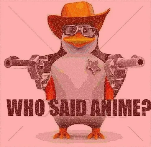 🔫 Стикер «No Anime» для Telegram