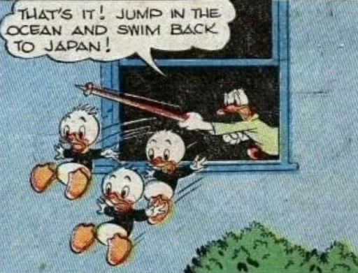 🏊‍♂ Стикер «No Anime» для Telegram