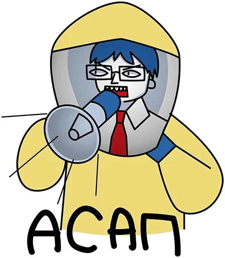 🗣 Стикер «No-budget» для Telegram