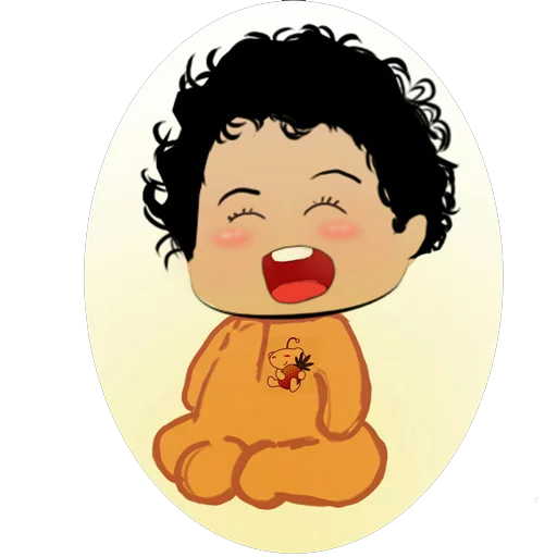 👶 Стикер «nobody draws» для Telegram