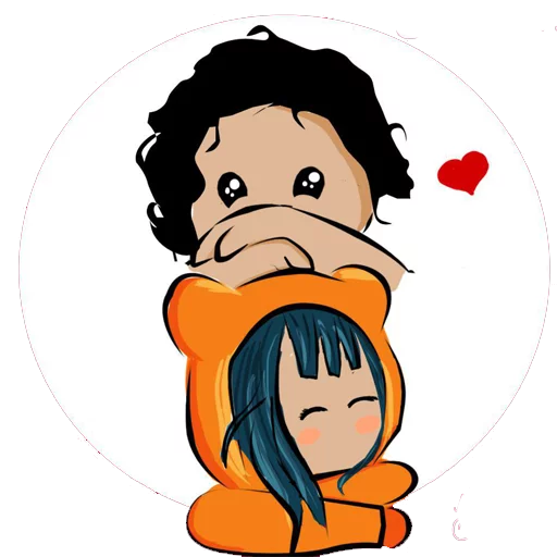 ❤ Стикер «nobody draws» для Telegram
