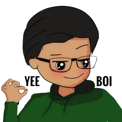 👌 Стикер «nobody draws» для Telegram