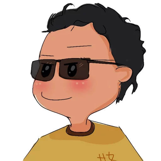 🤓 Стикер «nobody draws» для Telegram
