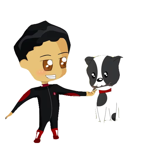 🐶 Стикер «nobody draws» для Telegram