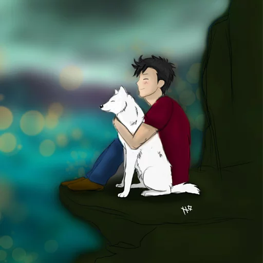 🐶 Стикер «nobody draws» для Telegram