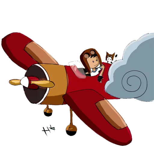 ✈ Стикер «nobody draws» для Telegram