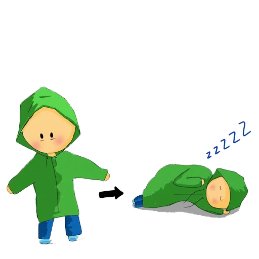 💤 Стикер «nobody draws» для Telegram