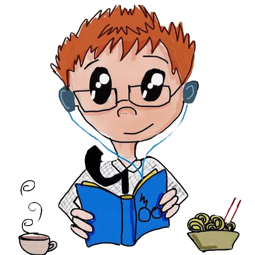 ❤ Стикер «nobody draws» для Telegram