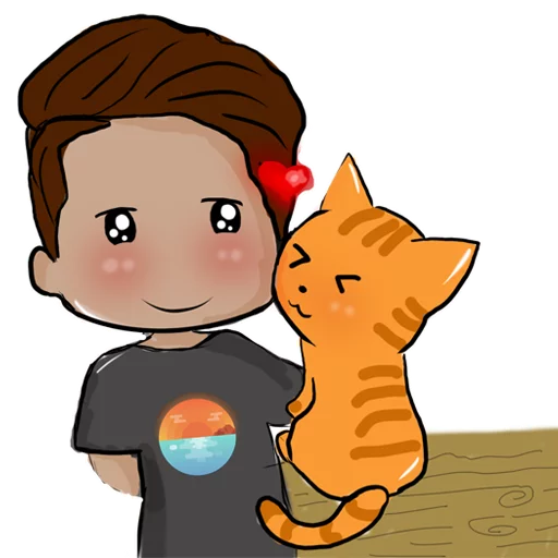 😻 Стикер «nobody draws» для Telegram