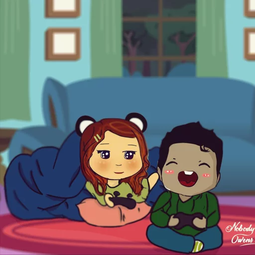 🎮 Стикер «nobody draws» для Telegram