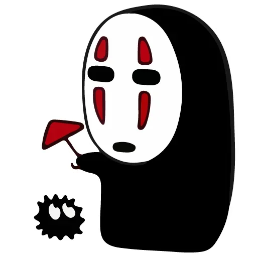 🏖 Стикер «Kaonashi» для Telegram