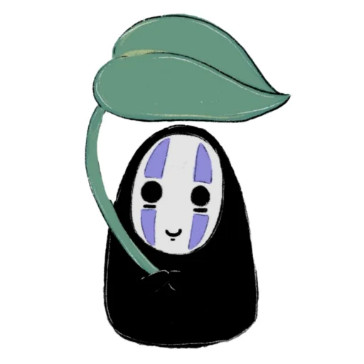 🌱 Стикер «Kaonashi» для Telegram