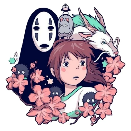 🌟 Стикер «Kaonashi» для Telegram