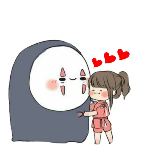 🥰 Стикер «Kaonashi» для Telegram