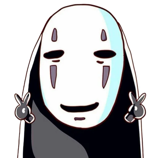 ✌️ Стикер «Kaonashi» для Telegram