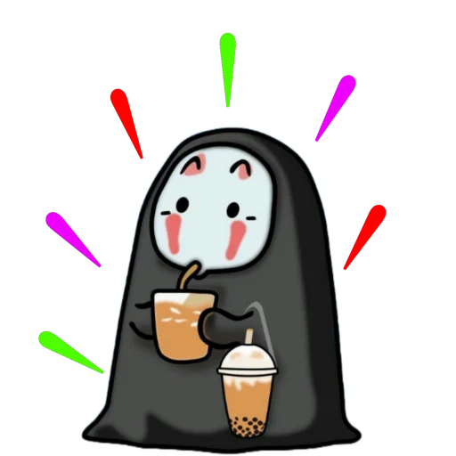 🥤 Стикер «Kaonashi» для Telegram