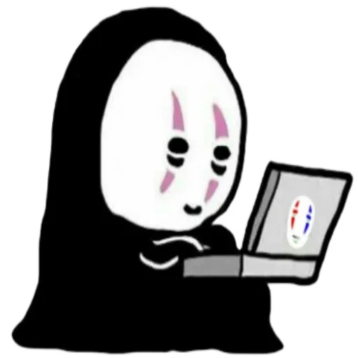 💻 Стикер «Kaonashi» для Telegram