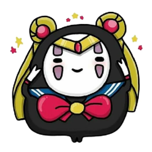 ☺️ Стикер «Kaonashi» для Telegram