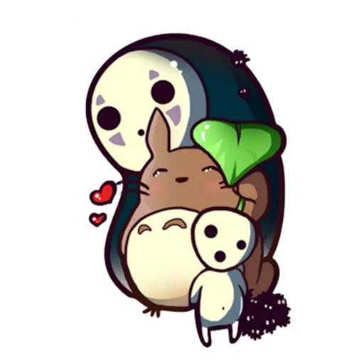 😊 Стикер «Kaonashi» для Telegram
