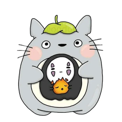 🥰 Стикер «Kaonashi» для Telegram