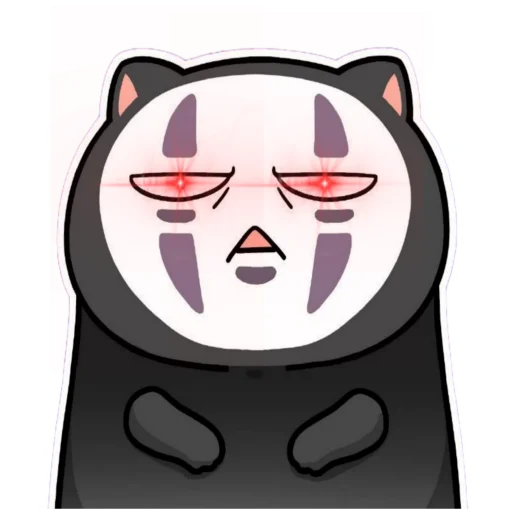 😈 Стикер «Kaonashi» для Telegram