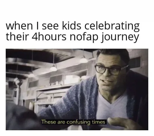 😂 Стикер «nofap120» для Telegram