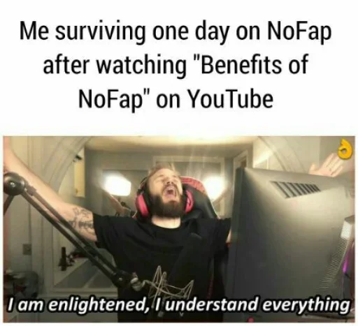 🤯 Стикер «nofap120» для Telegram