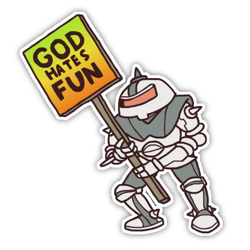 😡 Стикер «No Fun Allowed» для Telegram