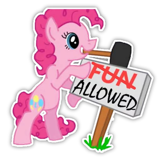 😡 Стикер «No Fun Allowed» для Telegram