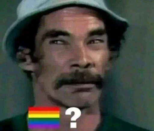 🏳️‍🌈 Стикер «No gays!» для Telegram