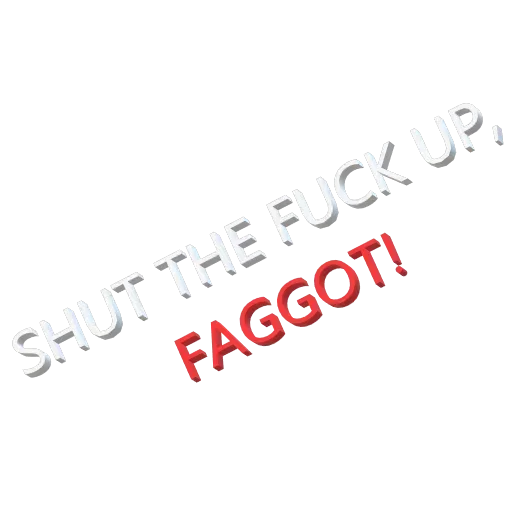 🏳‍🌈 Стикер «No gays!» для Telegram
