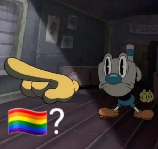 🏳️‍🌈 Стикер «No gays!» для Telegram