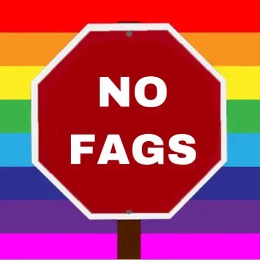 🏳‍🌈 Стикер «No gays!» для Telegram