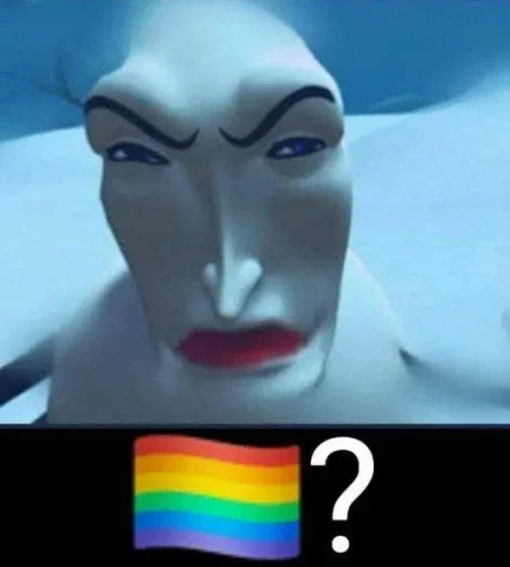 🏳️‍🌈 Стикер «No gays!» для Telegram