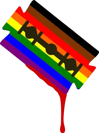🏳‍🌈 Стикер «No gays!» для Telegram