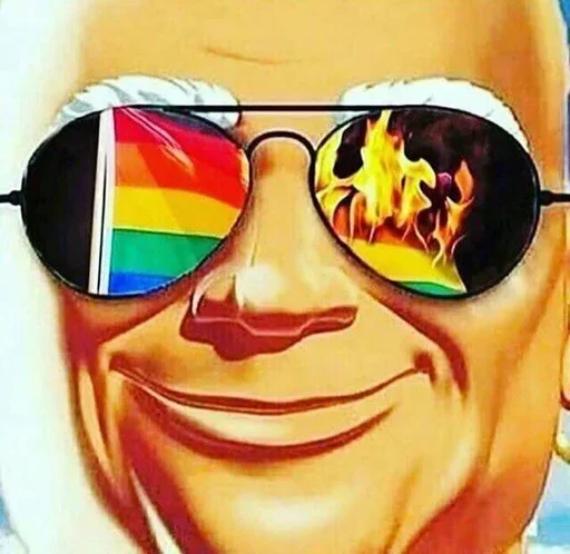 🏳‍🌈 Стикер «No gays!» для Telegram