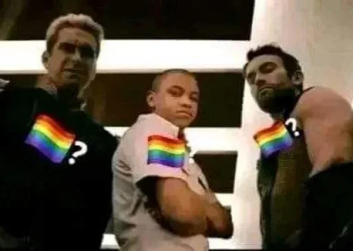 🏳️‍🌈 Стикер «No gays!» для Telegram