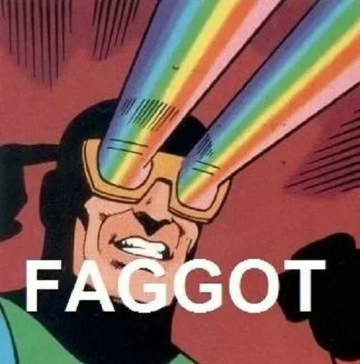 🏳‍🌈 Стикер «No gays!» для Telegram