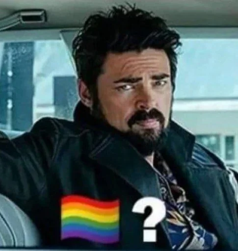 🏳️‍🌈 Стикер «No gays!» для Telegram