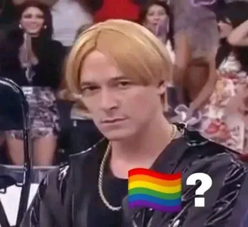🏳️‍🌈 Стикер «No gays!» для Telegram