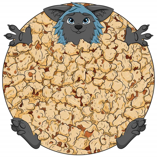 🍿 Стикер «Noggy Fox» для Telegram