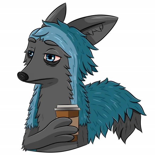 ☕ Стикер «Noggy Fox» для Telegram