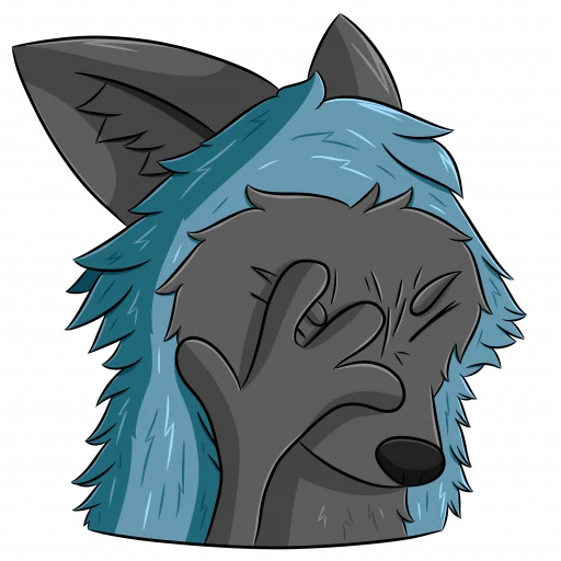 🤦‍♂️ Стикер «Noggy Fox» для Telegram