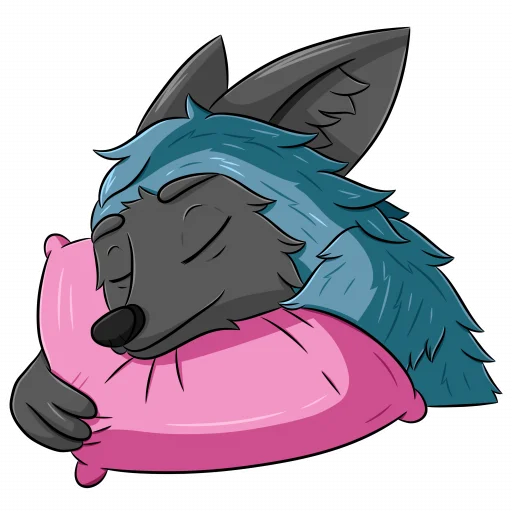 🛌 Стикер «Noggy Fox» для Telegram